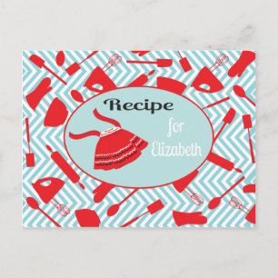 Postal Cartão de receita para Elizabeth personalizado