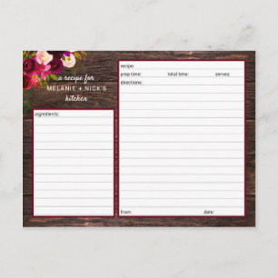 Postal Cartão de Receita Russo Boho