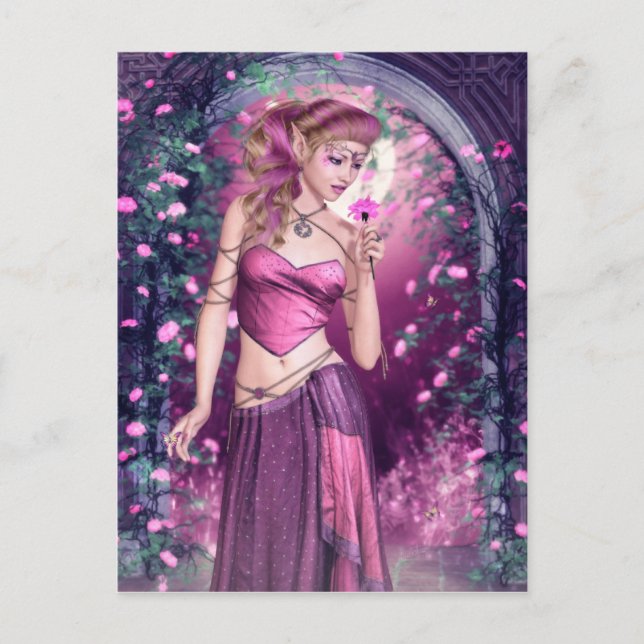 Postal Cartão de Reflexões Doces do Amor (Frente)