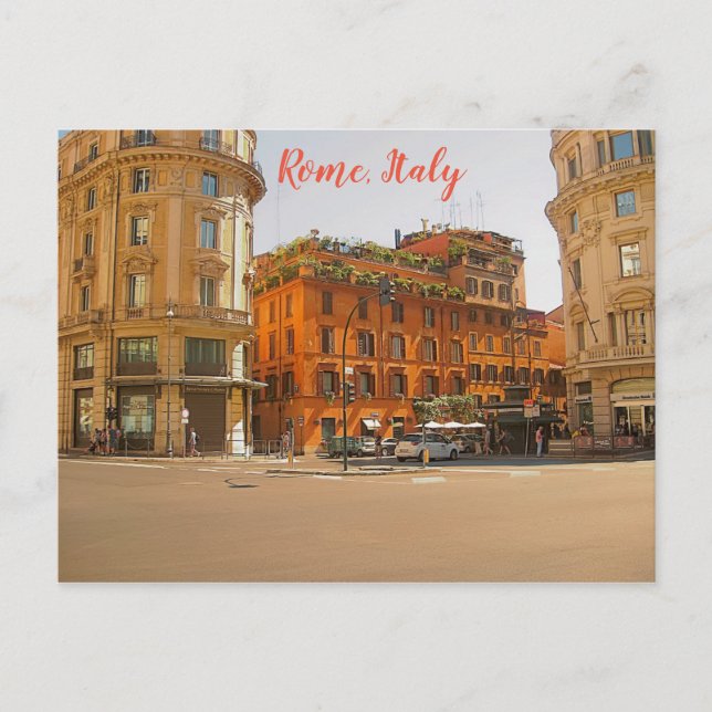 Postal Cartão de Roma Italia (Frente)