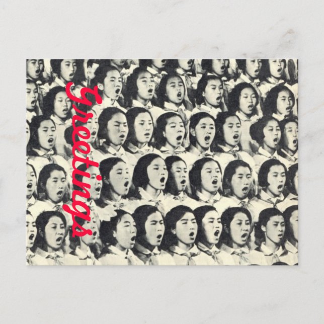 Postal Cartão de Saudação (Frente)