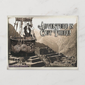 Postal Cartão de Saudação de Aventura