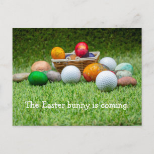 Postal Cartão de Saudação de páscoa para Golfiar a Páscoa