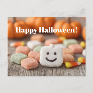 Postal Cartão de saudação dos Tratamentos de Halloween