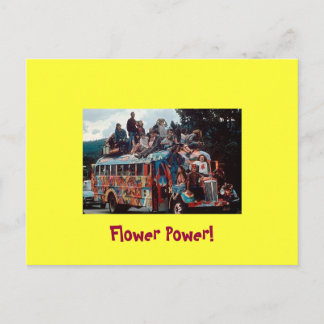 Postal Cartão de Saudação Hippies