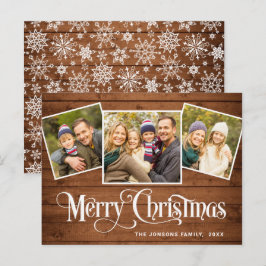 Postal Cartão de saudação PHOTO de Natal Russo 3