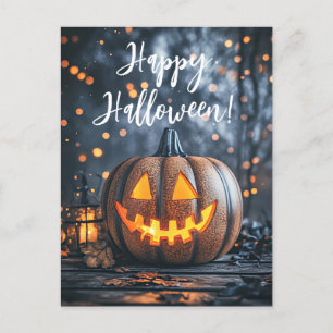 Postal Cartão de Saudação Russo Pumpkins Halloween