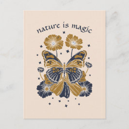 POSTAL CARTÃO DE SAUDAÇÕES DE BORBOLETA MÁGICA PERSONALIZ