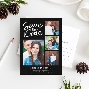 Postal Cartão de Save The Date EDITÁVEL Save The Date Pos