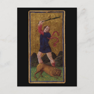 Postal Cartão de Segurança Tarot