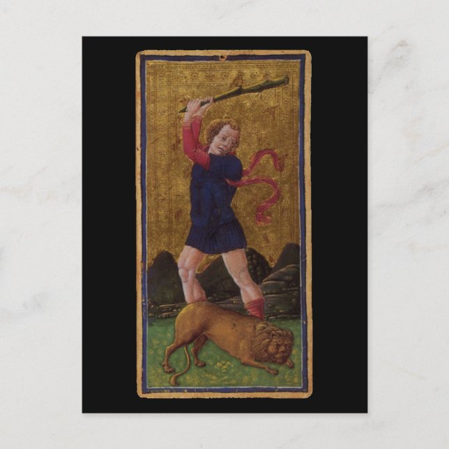 Postal Cartão de Segurança Tarot (Frente)