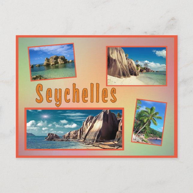 Postal Cartão de Seychelles (Frente)