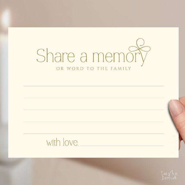 Postal Cartão de simpatia de fada para compartilhar uma m (Funeral Service Share a memory Fairy love Sympathy Card or word to the family in Yellow Gold)