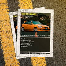 Cartão de Snapshot do Vencedor do Show de Carros T
