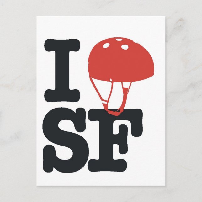 Postal Cartão de spoke IhelmetSF (Frente)