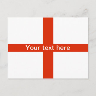 Postal Cartão de St George (personalize seu texto)