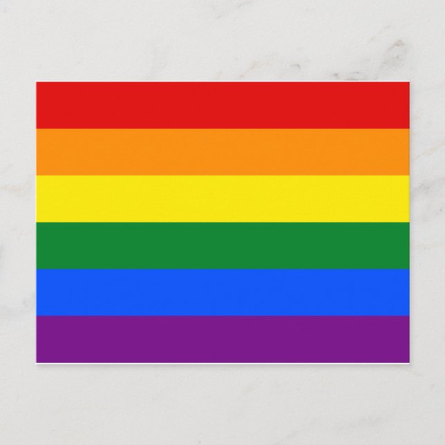 Postal Cartão de suporte LGBT (Frente)