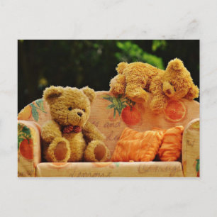 Postal Cartão de urso pequeno