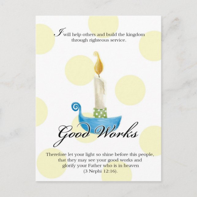 Postal Cartão de valor YW - bom funcionamento (Frente)