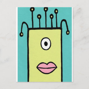 Postal Cartão de Wilhemina