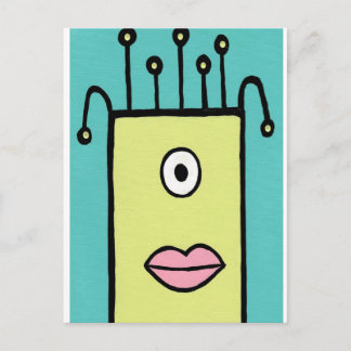 Postal Cartão de Wilhemina