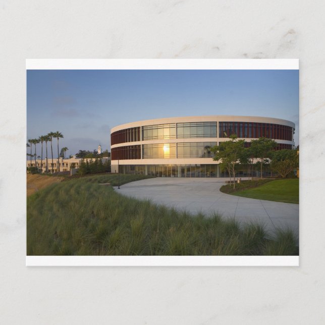Postal Cartão de William H. Hannon Biblioteca (Frente)