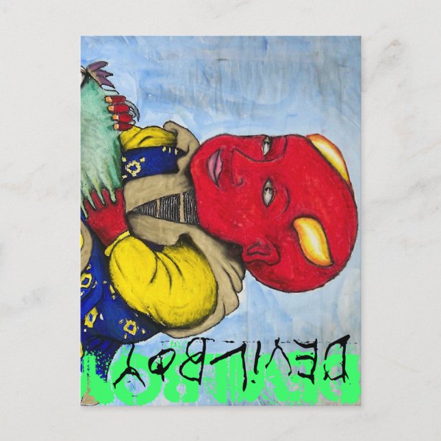 Postal Cartão Devilboy (Frente)