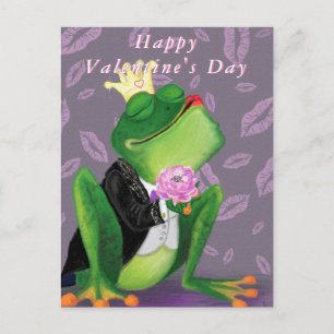 Postal Cartão Dia de os namorados Príncipe Engraçado - Be