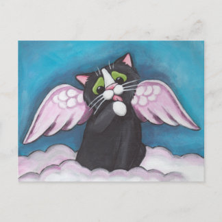 Postal Cartão do anjo-da-guarda