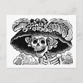 Postal Cartão do catrina de Calavera