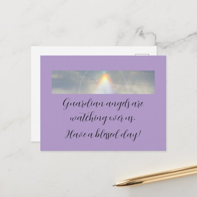 Postal Cartão do dia com bênção (Frente/Verso In Situ)