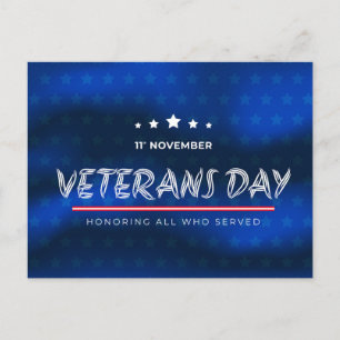 Postal Cartão do Dia dos Veteranos
