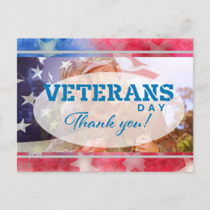 Postal Cartão do Dia dos Veteranos
