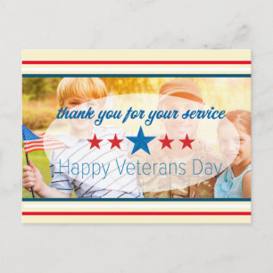 Postal Cartão do Dia dos Veteranos
