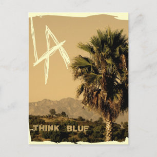 Postal Cartão do estilo do vintage de Los Angeles!