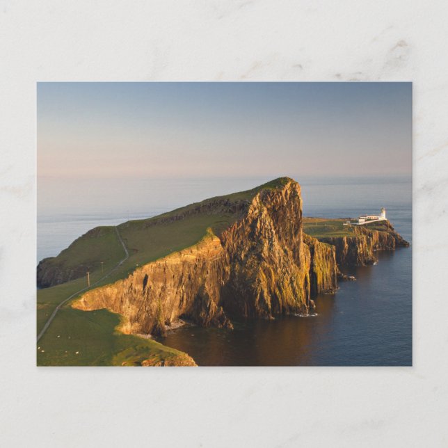 Postal Cartão do farol de Neist (Frente)