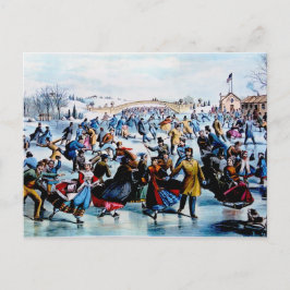 Postal Cartão do inverno do Central Park