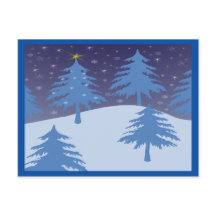 cartão do país das maravilhas do inverno