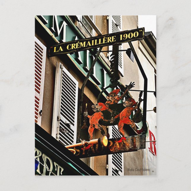 Postal Cartão do sinal 14 (Frente)