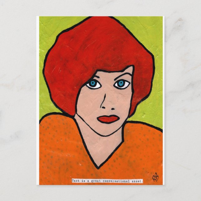 Postal Cartão do tacto (Frente)