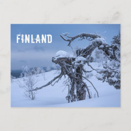 Postal Cartão do turista de Finlandia