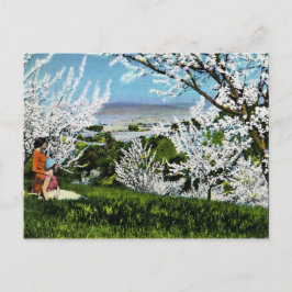 Postal Cartão do vale de Santa Clara do vintage