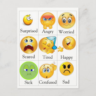 Postal Cartão dos sentimentos - CPE. O texto pode ser