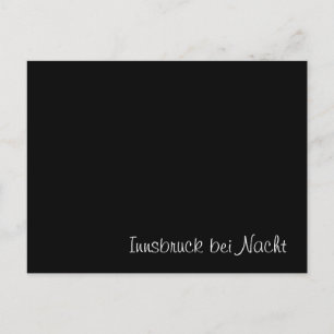 Postal Cartão engraçado "Innsbruck bei Nacht"