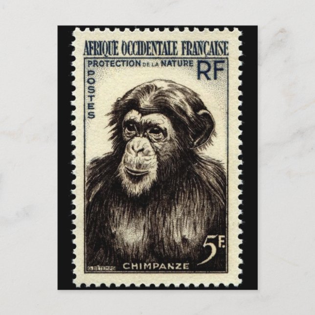Postal Cartão gravado clássico do selo (Frente)