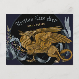 Postal Cartão Griffin Dourado Regal