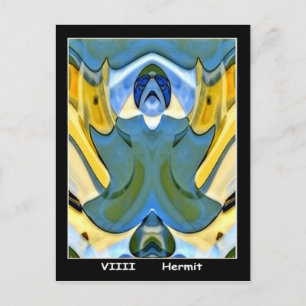 Postal Cartão Hermit Tarot