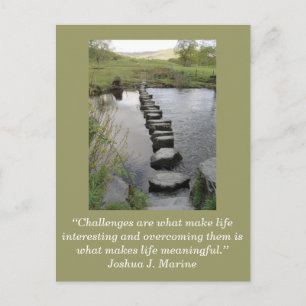 Postal Cartão Inspiracional; Desafio 1 -