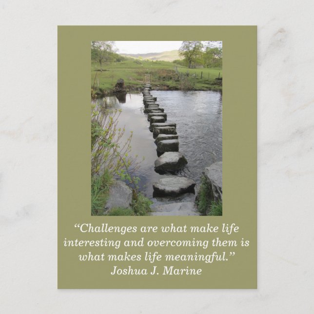 Postal Cartão Inspiracional; Desafio 1 - (Frente)