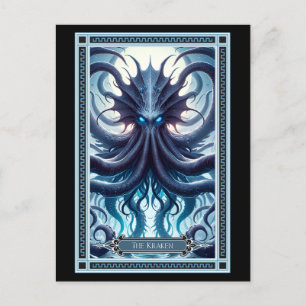 Postal Cartão Kraken Tarot